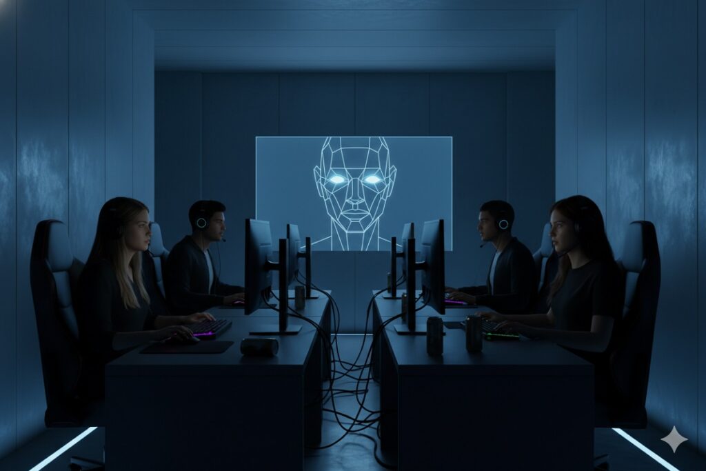 gamers jouant à Prove You’re Human sur PC