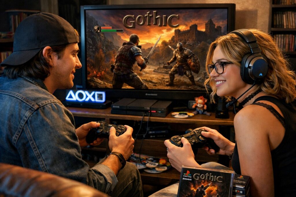 games jouant au jeu Gothic sur consoles