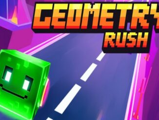 Affiche du jeu d’arcade Geometry Rush