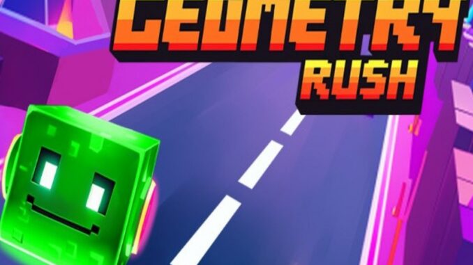 Affiche du jeu d’arcade Geometry Rush