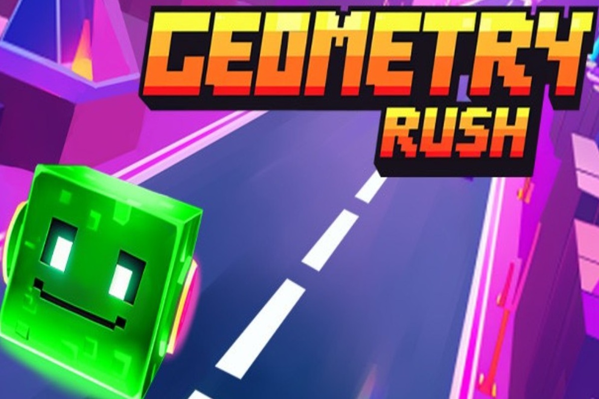 Affiche du jeu d’arcade Geometry Rush