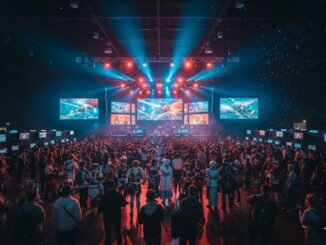 grande salle de festival comme l’Allauch Gaming Festival