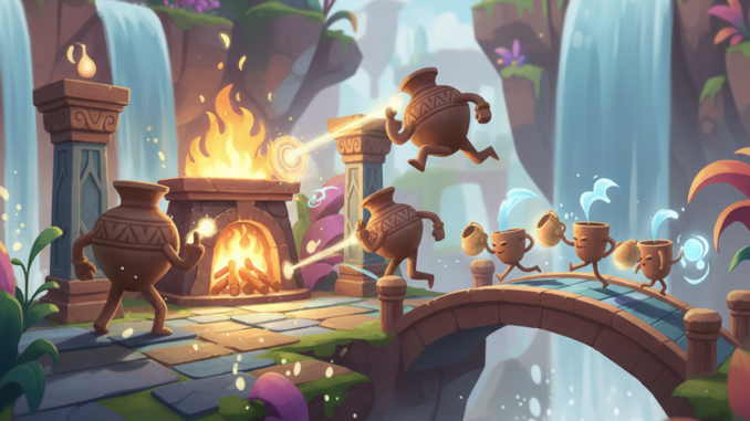 Gameplay d’un jeu de poterie comme Kiln