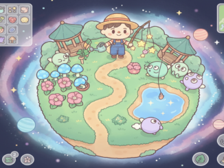 Gameplay d’un jeu cosy comme Petit Planet