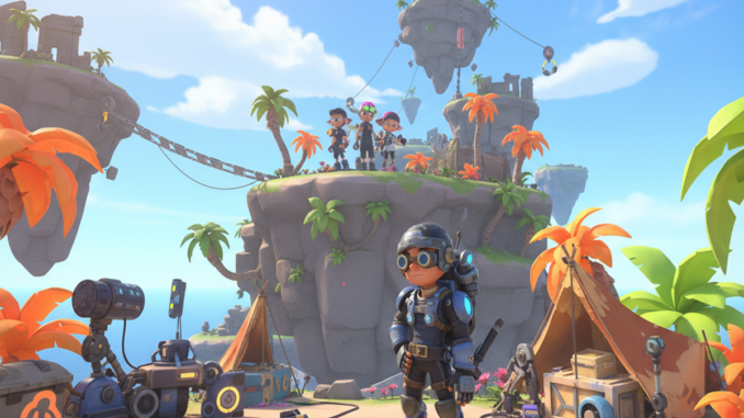 Gameplay d’un jeu similaire à Splatoon Raiders