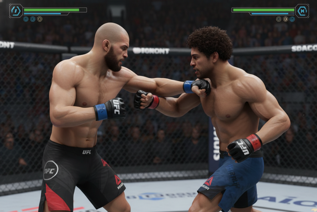 Gameplay d’un jeu similaire à EA Sports UFC 6