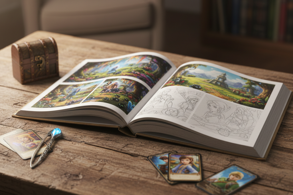 Illustration d’un livre collector The Legend of Zelda