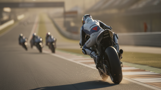 Gameplay d’un jeu de course similaire à MotoGP 26