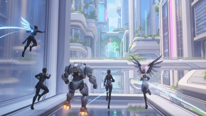 Gameplay d’un jeu similaire à Overwatch