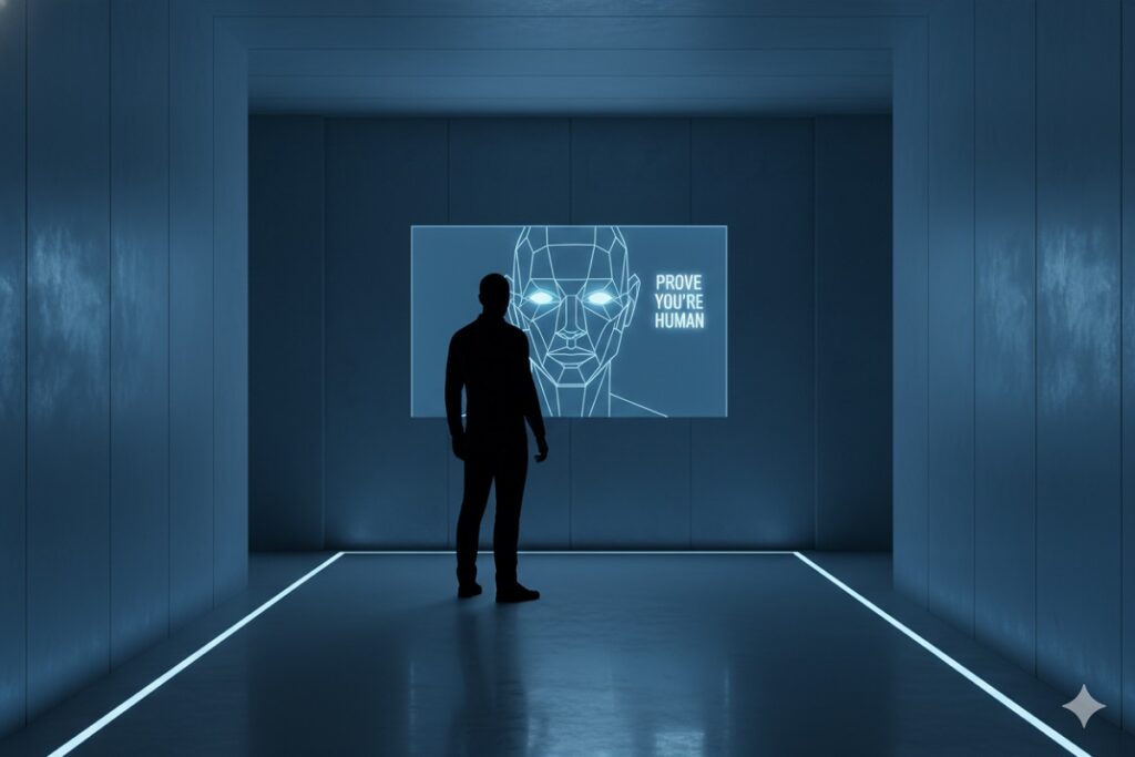 personnage d’un jeu comme Prove You're Human