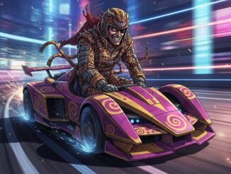 personnage inspiré de Goro Majima dans Sonic Racing Crossworlds