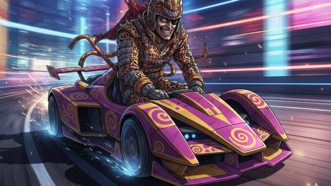 personnage inspiré de Goro Majima dans Sonic Racing Crossworlds