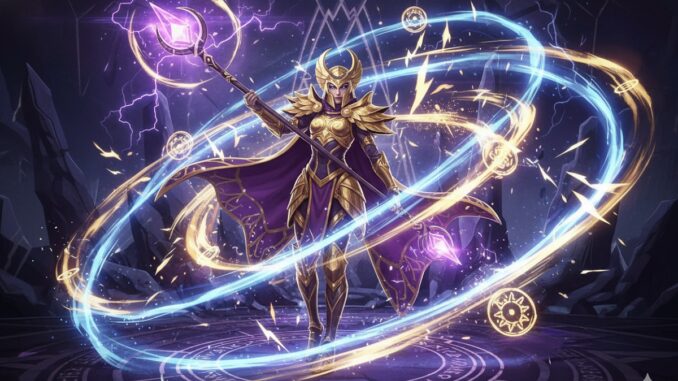 personnage inspiré de Mélinoë dans le jeu Hades II