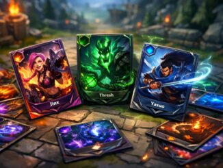 plusieurs cartes d’un jeu comme Riftbound