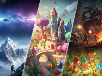 Poster présentant plusieurs jeux indé