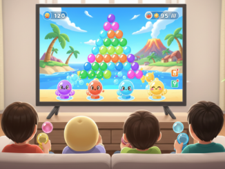 Gameplay d’un jeu vidéo comme Puzzle Bobble Every Bubble!