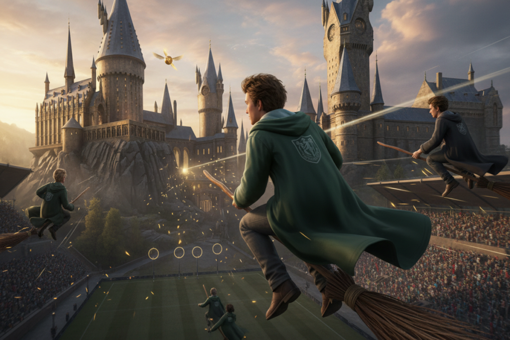 Gameplay d’un jeu similaire à Hogwarts Legacy 2