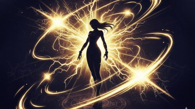 silhouette élancée d’une combattante inspirée d’Ingrid