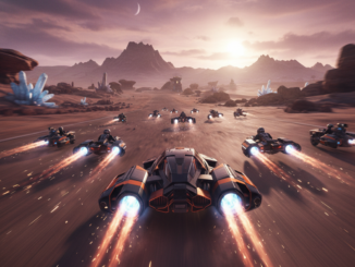 Gameplay d’un jeu similaire à Star Wars : Galactic Racer
