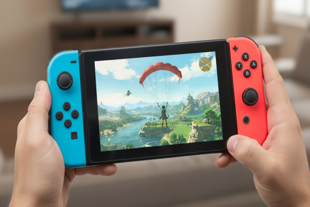 Un jeu sur Nintendo Switch