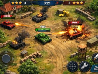 Gameplay d’un jeu mobile comme Tank Battle