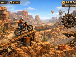 Gameplay d’un jeu mobile comme Trials Frontier