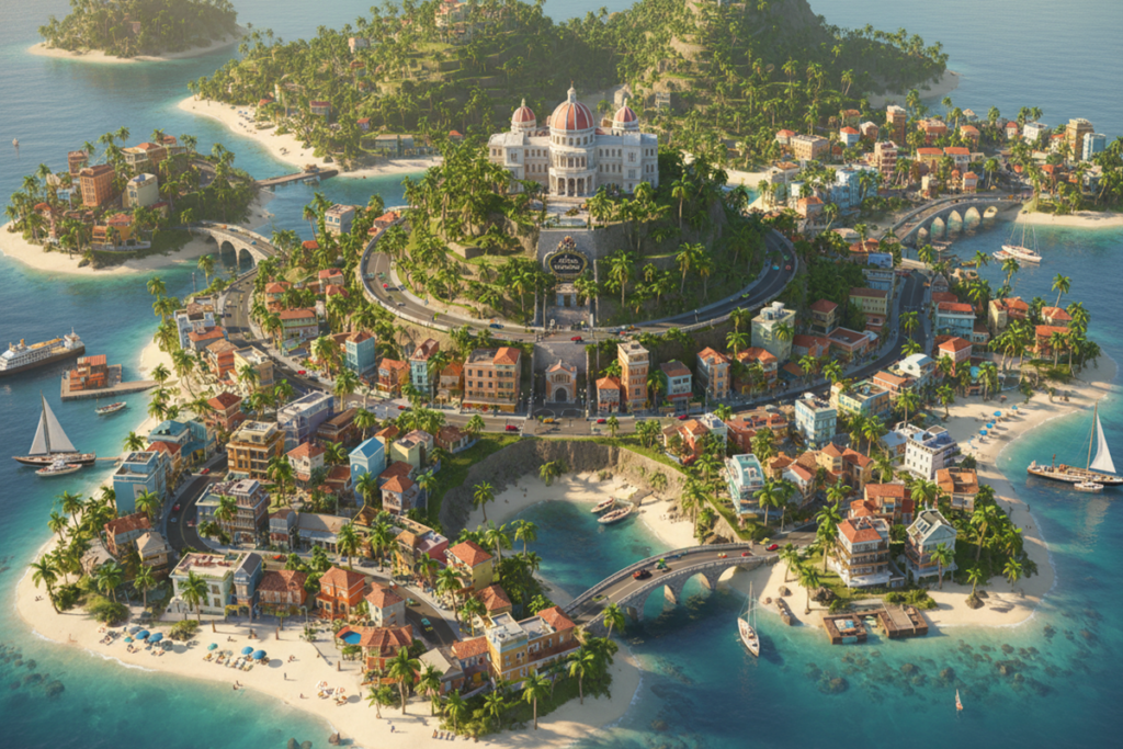 Gameplay du jeu PC Tropico 7