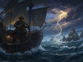 un capitaine pirate comme dans le jeu Windrose