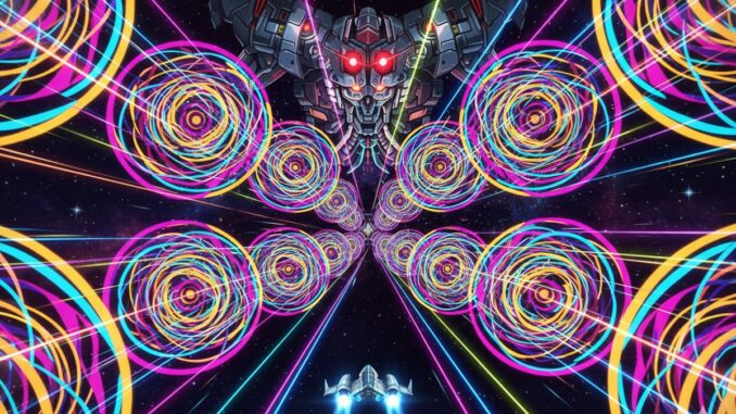 vaisseau solo inspiré du jeu DoDonPachi Resurrection