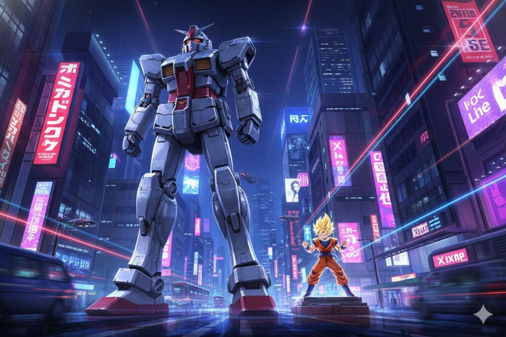 Illustration conceptuelle d'un Mobile Suit Gundam RX-78-2