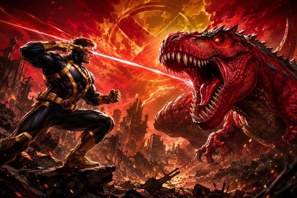 affiche inspirée de la saison 8 de Marvel Rivals