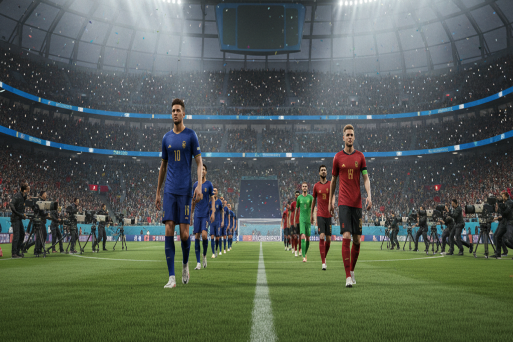 Gameplay d’un jeu similaire à EA Sports FC 26
