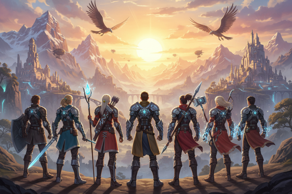 Gameplay d’un jeu RPG similaire à Project Fantasy