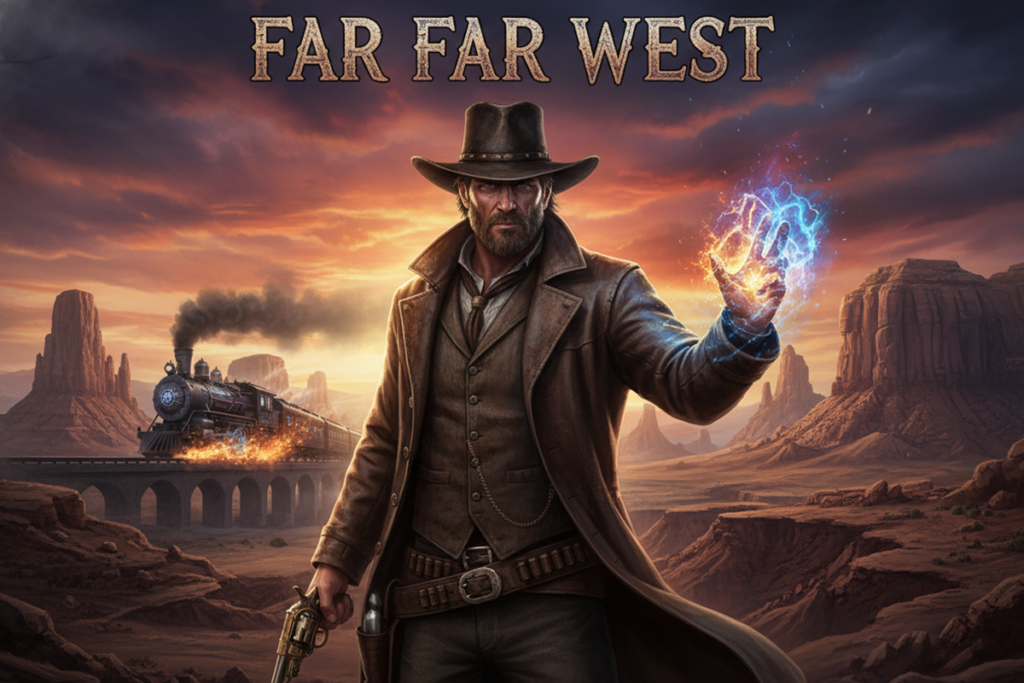 Poster d’un jeu similaire à Far Far West