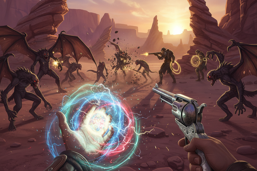 Gameplay d’un jeu FPS comme Far Far West