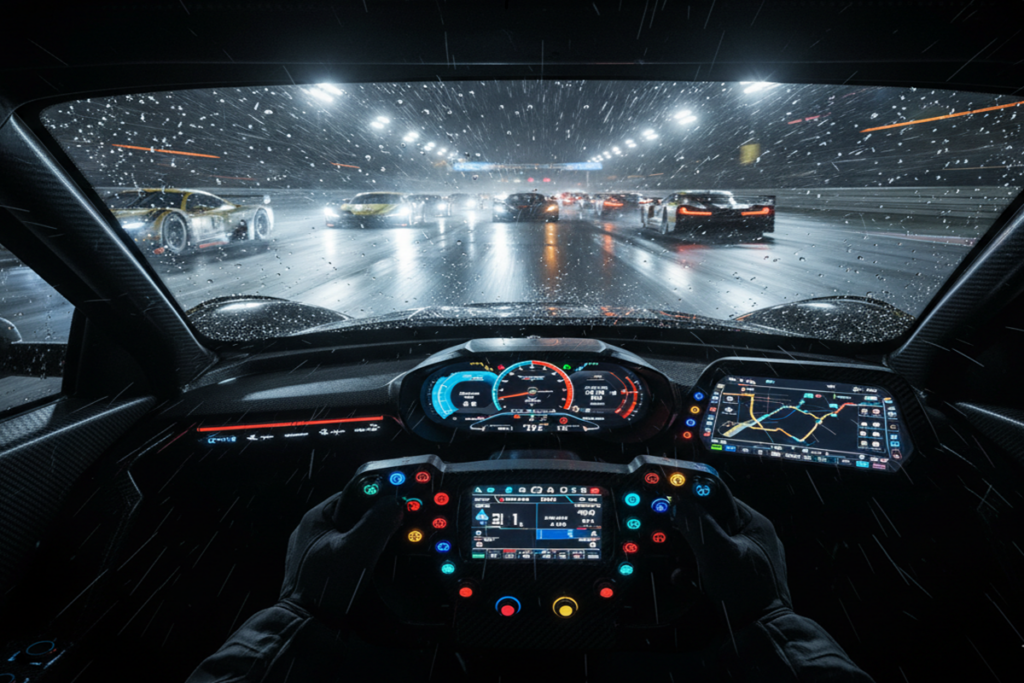 Gameplay d’un jeu de sport comme Endurance Motorsport Series
