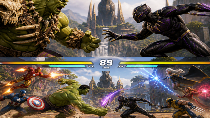 Gameplay d’un jeu comme Marvel Tōkon : Fighting Souls