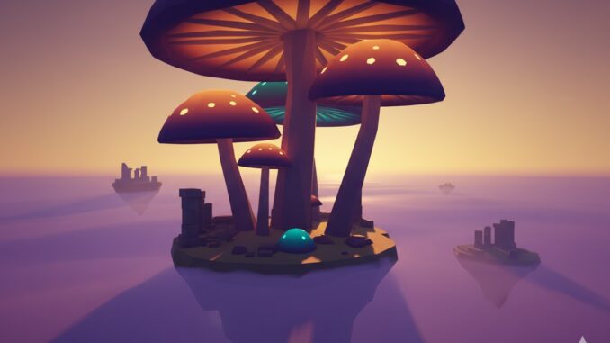 île flottante comme dans Dread Delusion