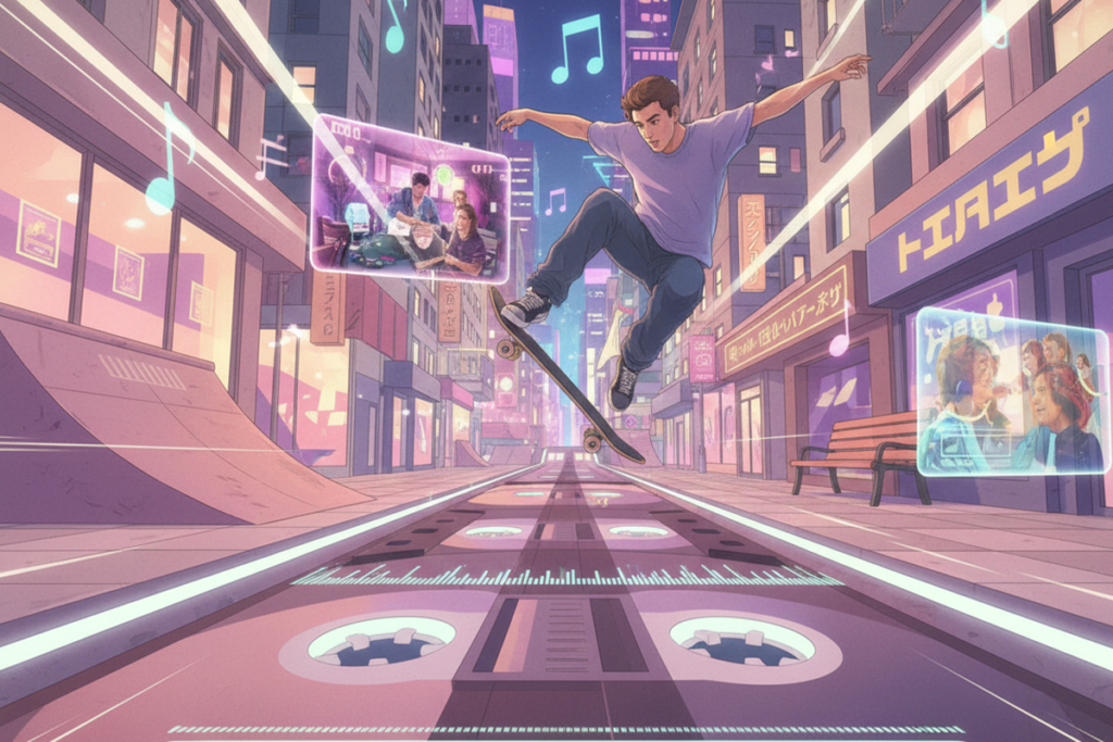Gameplay d’un jeu comme Mixtape