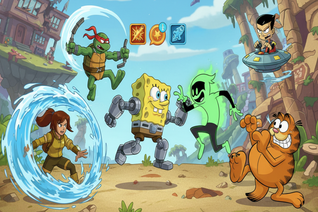Gameplay d’un jeu comme Nickelodeon All-Star Brawl 2