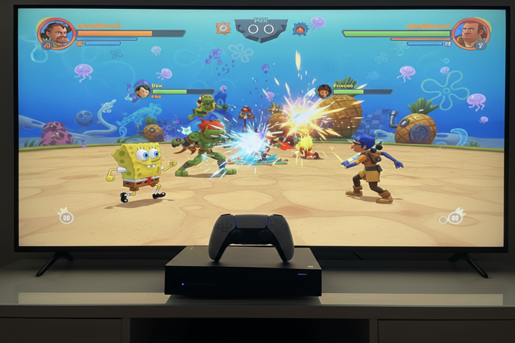 Gameplay d’un jeu similaire à Nickelodeon All-Star Brawl 2