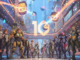 Affiche pour les 10 ans d’un jeu comme Overwatch