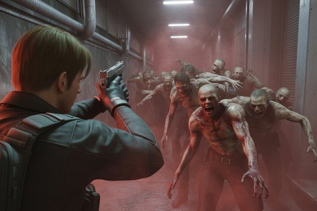 personnage inspiré de Leon S Kennedy dans Leon Must Die Forever