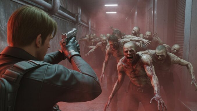 personnage inspiré de Leon S Kennedy dans Leon Must Die Forever