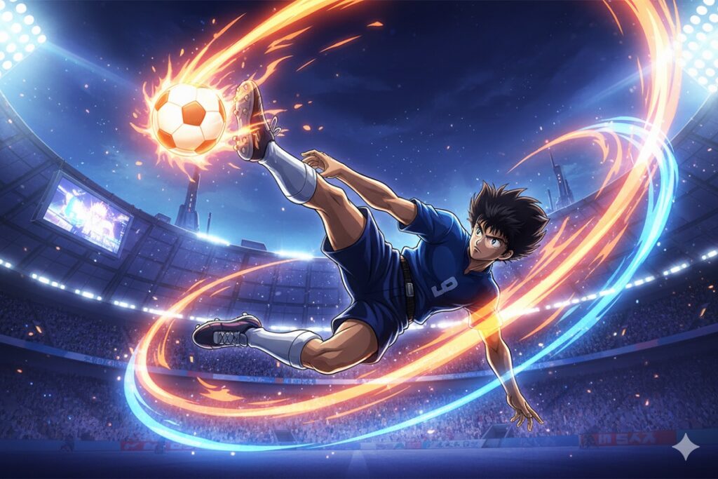personnage inspiré de celui du jeu Captain Tsubasa 2: World Fighters
