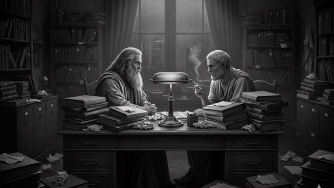 personnages comme ceux du jeu Moses & Plato