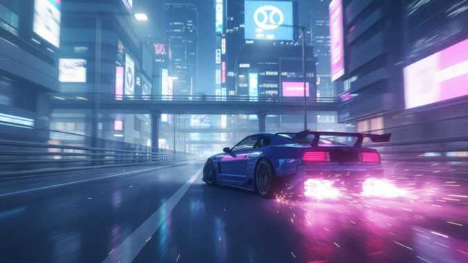 Gameplay d’un jeu de course comme Screamer
