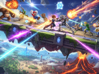 Gameplay d’un jeu similaire à Super Smash Bros.