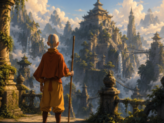 Gameplay d’un jeu mettant en avant Aang