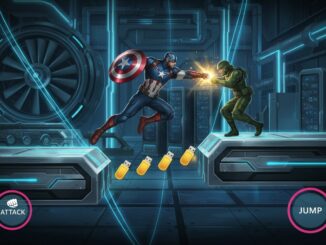 Gameplay d’un jeu mobile comme Avengers: Hydra Dash